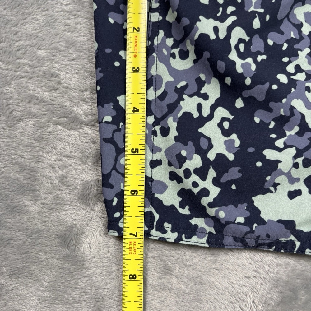 Legends Luka Shorts Men's XL Camo Blue 7" Inseam Stretch Gym Train Unlined - Picture 5 of 6